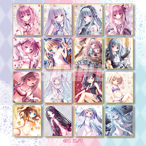 D賞 ミニ色紙全16種セット